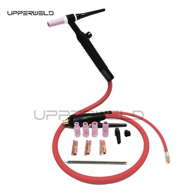 Pièces de lampe de soudage à refroidissement par air WP26 TIG pour longueur de câble de 4 m et corps de tête flexible