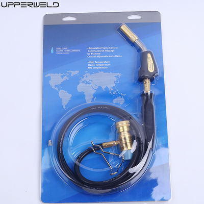 Résistance à la chaleur nominale 3,2 kW Torche de soudage au gaz en laiton MAPP pour soudage par réfrigération