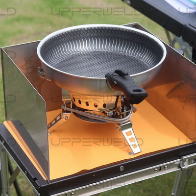 Table de camping en aluminium multifonctionnelle pour cuisiner facilement et faire du barbecue en plein air