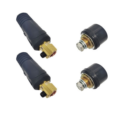 Connecteur rapide à prise commune de câble de soudage de type euro pour section de fil de soudeur 35-50