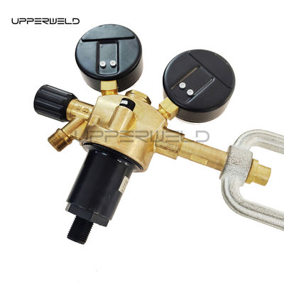 Support personnalisé professionnel régulateur de gaz d'acétylène d'oxygène OEM pour la découpe de soudage