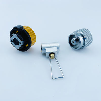 Adaptateur de conversion en cuivre de GPL pour poêle à gaz de camping Canistre de convertisseur de gaz de remplissage