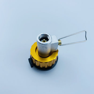 Adaptateur de conversion en cuivre de GPL pour poêle à gaz de camping Canistre de convertisseur de gaz de remplissage