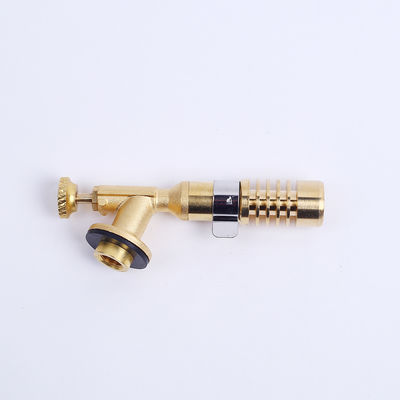 Pistolet à flamme portable en laiton en acier inoxydable en plastique pour gaz butane et lampe de poche