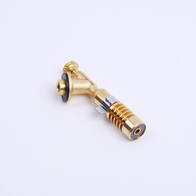 Pistolet à flamme portable en laiton en acier inoxydable en plastique pour gaz butane et lampe de poche