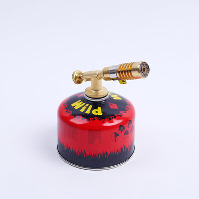 Pistolet à flamme portable en laiton en acier inoxydable en plastique pour gaz butane et lampe de poche