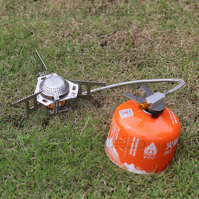 Cuisinière de camping étanche au vent à puissance de feu de 4600W avec allumage piezo léger et portable