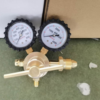 0-800 PSI Pression CGA580 régulateur d'azote d'entrée pour la purge HVAC en laiton solide