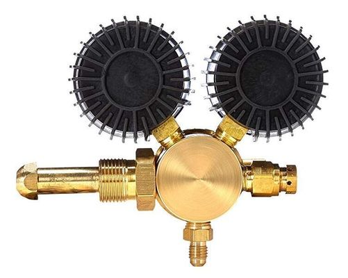 0-800 PSI Pression CGA580 régulateur d'azote d'entrée pour la purge HVAC en laiton solide