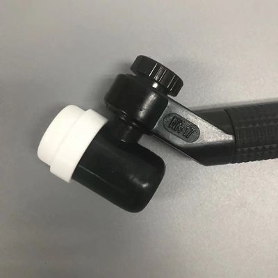 Tête de torche de soudage TIG à cou pivotant en laiton refroidi à l'air pour accessoires de soudage NR-17
