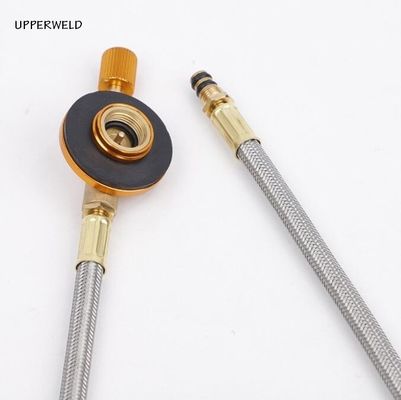 Poêle à gaz de camping extérieur Adaptateur de remplissage de propane et torche de chauffage pour une connexion facile