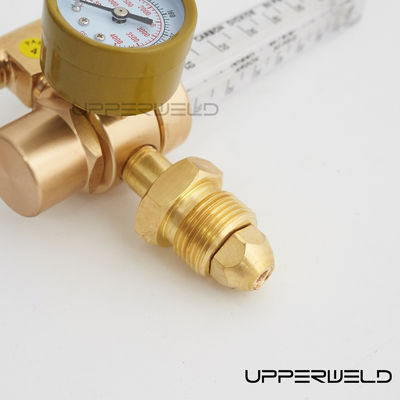 Régulateur de gaz d'argon à un seul niveau de CO2 TIG MIG Débitmètre 0-4000 psi Manomètre de pression