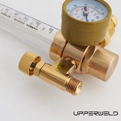 Régulateur de gaz d'argon à un seul niveau de CO2 TIG MIG Débitmètre 0-4000 psi Manomètre de pression