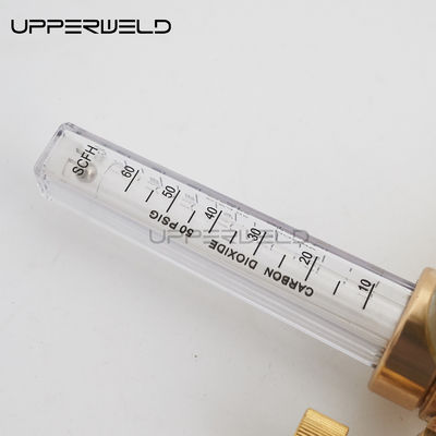 Régulateur de gaz d'argon à un seul niveau de CO2 TIG MIG Débitmètre 0-4000 psi Manomètre de pression