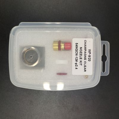 WP9/20 TIG soudage torche à gaz Lentille corps de collet 12 Kit de tasse Pyrex Fonction soudage simple