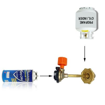 Adaptateur de réservoir de remplissage de bouteilles de gaz pour bouteilles de butane et soupapes de bouteilles de gaz de butane