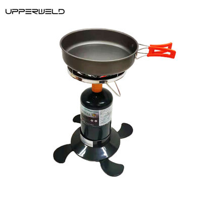 Poêle extérieure pour le chauffage et la cuisson auto-éclairage camping pique-nique barbecue poêle à gaz