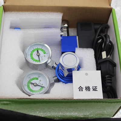 Réducteur de gaz vert régulateur de CO2 à double étage soupape solénoïde pour aquarium aquarium