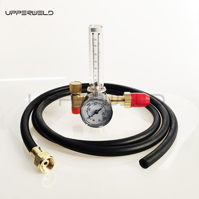 Mètre de débit en cuivre en or pour régulateur de gaz MIG TIG pour argon/CO2 dans l'industrie de la soudure