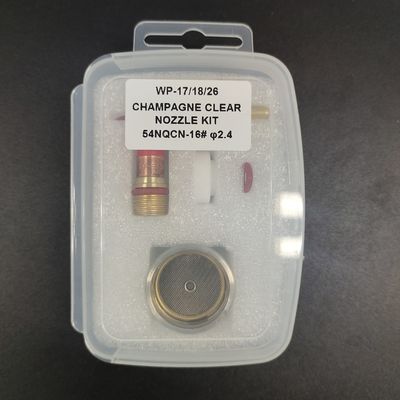 0.05kg 12-14-16-24 Lentille à gaz 54NQCN TIG Consommables de soudage Coupe en verre pour WP17 18 26
