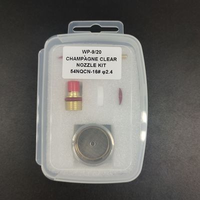 0.05kg 12-14-16-24 Lentille à gaz 54NQCN TIG Consommables de soudage Coupe en verre pour WP17 18 26