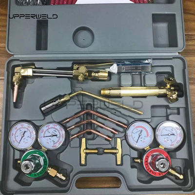 Torche de coupe à gaz d'acétylène d'oxygène portable et kit de soudage pour régulateur à charge moyenne