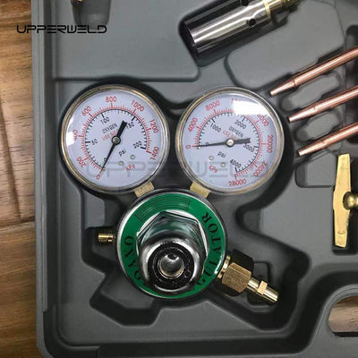 Torche de coupe à gaz d'acétylène d'oxygène portable et kit de soudage pour régulateur à charge moyenne