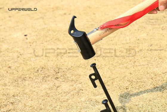 Marteau en caoutchouc pour camping en plein air avec outil multifonctionnel et objet Poids de 0,45 kg