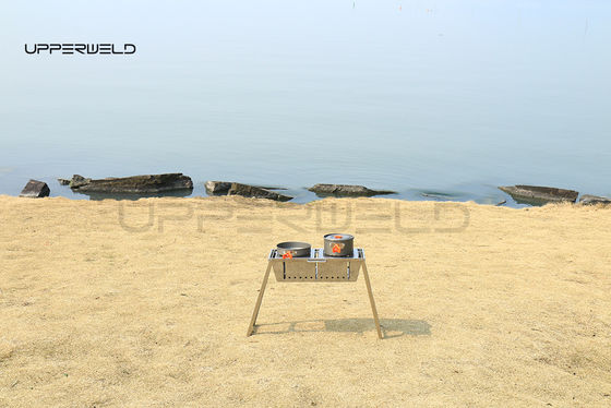 Finition propre Grill extérieur à barbecue portable pliable en acier inoxydable Grill sans fumée