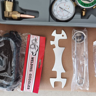 Kit de soudage et de coupe au gaz Torche Oxygen Acétylène Brazing Set avec boîtier de transport Idéal