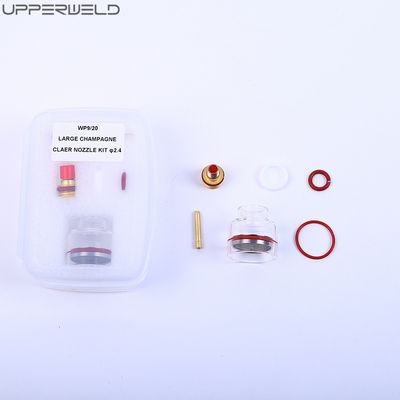 Stubby Lens à gaz 10 Pyre Glass Cup Kit de buse transparente pour WP-17/18/26 Tig Torche de soudage