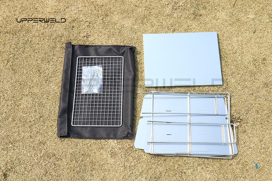 Grill pliable extérieur ultra-légère à combustible de bois Finition propre pour barbecue portable