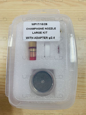 WP-9/20/25 Série TIG Supérieure soudage Torche Lentille à gaz 10 Kit de tasse de verre pour grand Kit