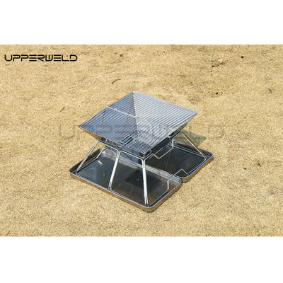 2 kg Finition propre bois portable camping pliable four à gril au carbone pour les voyages en plein air