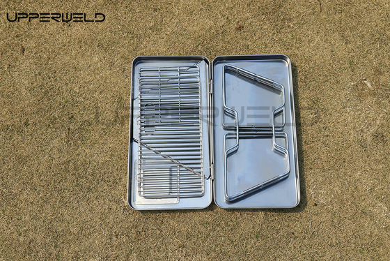 2 kg Finition propre bois portable camping pliable four à gril au carbone pour les voyages en plein air