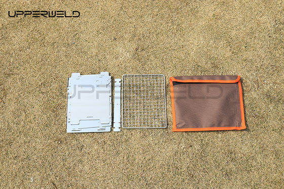 2 kg Finition propre bois portable camping pliable four à gril au carbone pour les voyages en plein air