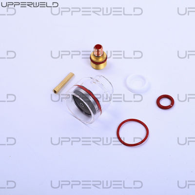 TIG soudage torche Stubby Lentille à gaz 12 Pyre Glass Cup Kit de buse transparente Pour WP-17/18/26