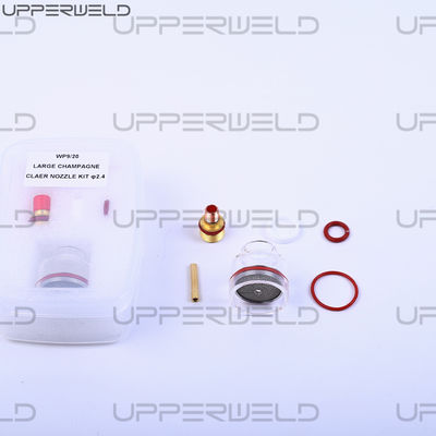 TIG soudage torche Stubby Lentille à gaz 12 Pyre Glass Cup Kit de buse transparente Pour WP-17/18/26