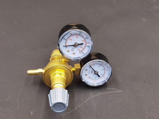 Gauge régulateur d'argon en laiton pour soudage TIG/MIG fil et performances personnalisables
