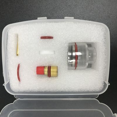 WP9/20 2.4mm TIG soudage torche Stubby Lentille à gaz Kit de verre pour Wp17/18/26 Tig torche 2kg