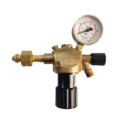 Régulateur mono-gauge noir et jaune de CO2/argon pour régulation standard de la pression des gaz