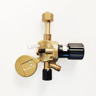 Régulateur mono-gauge noir et jaune de CO2/argon pour régulation standard de la pression des gaz