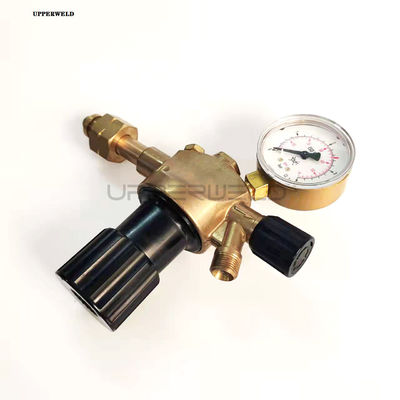 Régulateur mono-gauge noir et jaune de CO2/argon pour régulation standard de la pression des gaz