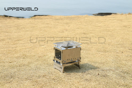 Cuisinière portable en acier inoxydable pour le camping et le pique-nique
