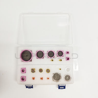 Kit d'accessoires de la torche de soudage TIG pour les lentilles à gaz à buse en céramique WP-17/18/26