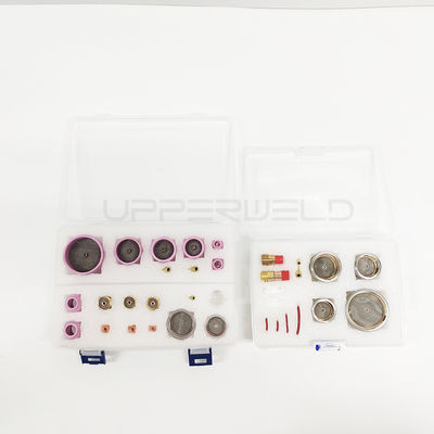 Kit d'accessoires de la torche de soudage TIG pour les lentilles à gaz à buse en céramique WP-17/18/26