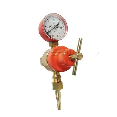 Régulateur de gaz de soudage MIG à haute et basse pression rouge avec régulateur de pression de type russe