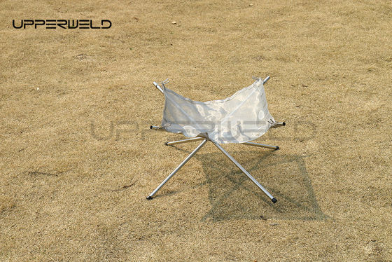 Cheminée en acier inoxydable pour camping extérieur avec finition résistante à la rouille et conception portable