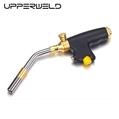 2.8KW Intensité nominale de chaleur CGA600 Torche à gaz à tête de serrure de sécurité pour soudage MAPP/PROPANE