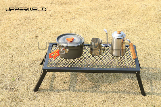 Table de camping pliable en aluminium résistant à la rouille pour BBQ extérieur Léger et robuste